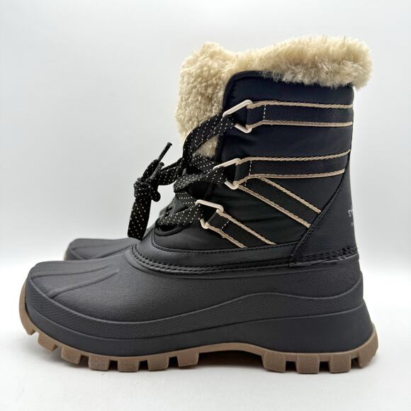 Storm by Cougar Womens Fresno Snow Boots US 7 EU 37 Black Waterproof NIB - Picture 7 of 11